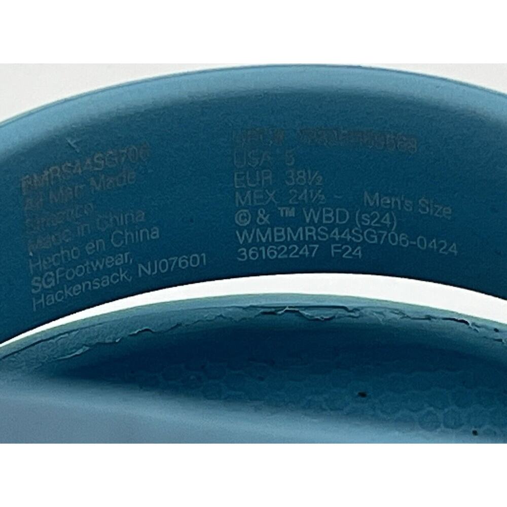 Rugged Shark, Blue Shark clogs,Boys size 6 Washable Floatable Comfortable - Picture 11 of 11